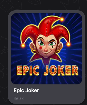 Epic Joker by Relax — game-card thumbnail in a Priority Play lobby